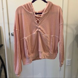 Free People Movement light pink sweatshirt. Size S